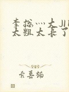 李总灬大JI巴太粗太长了