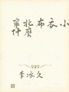 宁北布衣小说叫什么