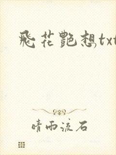 飞花艳想txt