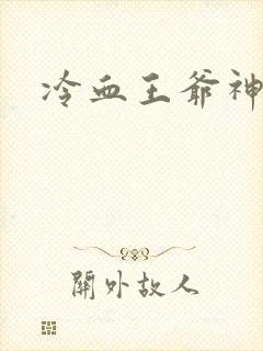 冷血王爷神医妃