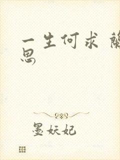 一生何求 兰思思