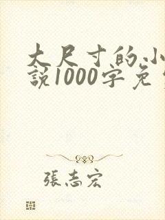 大尺寸的小黄说说1000字免费阅读