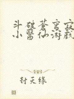 斗破苍穹寂寞的小医仙游戏世界