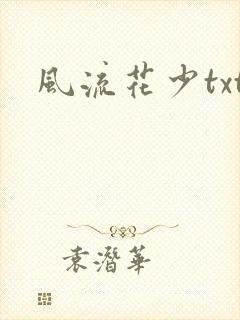 风流花少txt