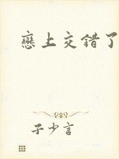 恋上交错了的诗