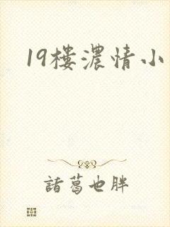 19楼浓情小说