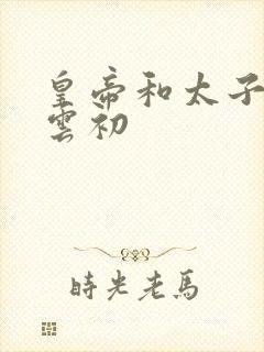 皇帝和太子妃h云初