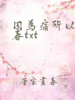 因为痛所以叫青春txt