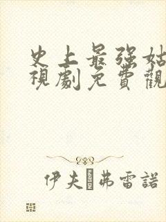 史上最强姑爷电视剧免费观看