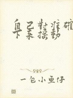 自己对准确了坐下来摇动