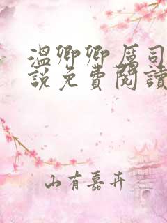温卿卿厉司决小说免费阅读