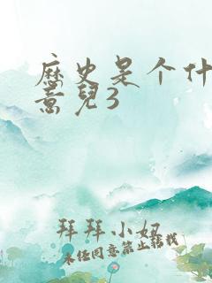 历史是个什么玩意儿3