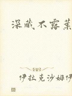 深藏不露叶秦弓