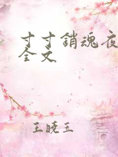 寸寸销魂夜春光全文