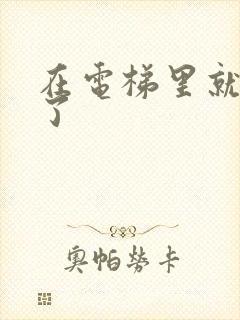 在电梯里就开始了