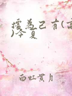 据为己有(高干)今夏