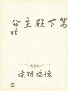 公主殿下驾到txt