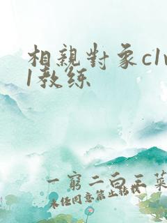 相亲对象c1v1教练