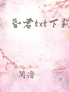 昏君txt下载