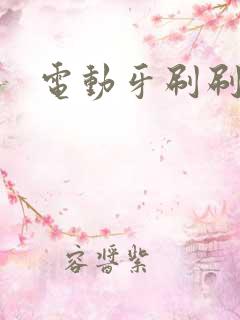 电动牙刷刷尿孔