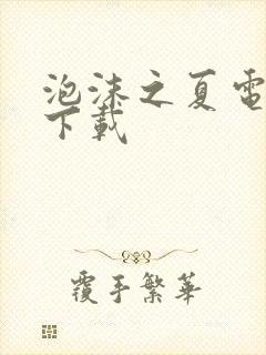 泡沫之夏电视剧下载