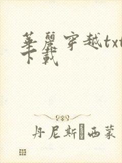 华丽穿越txt下载