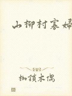 山柳村寡妇情史