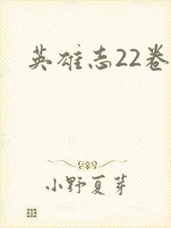 英雄志22卷