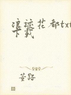浪迹花都txt下载