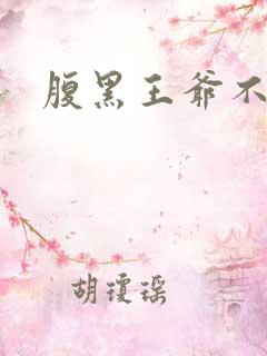 腹黑王爷不良妻