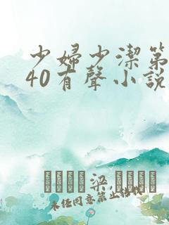 少妇少洁第1一40有声小说
