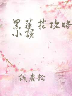 黑莲花攻略手册小说