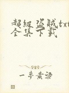 超级盗贼txt全集下载