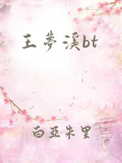 王梦溪bt