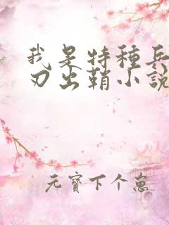 我是特种兵之利刃出鞘小说