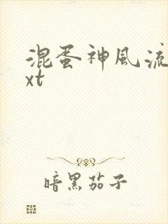 混蛋神风流史txt