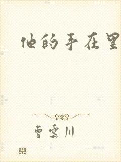 他的手在里面动