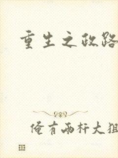 重生之政路风流