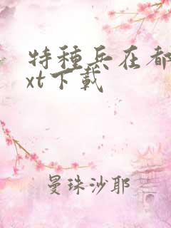 特种兵在都市txt下载