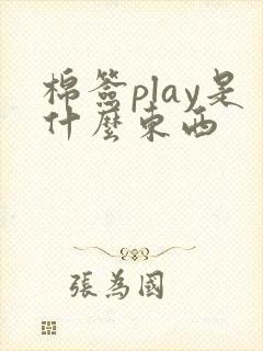 棉签play是什么东西