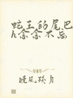 蛇王的尾巴高ah念念不忘