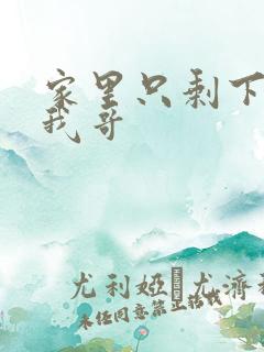 家里只剩下我和我哥