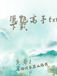 猎艳高手txt下载