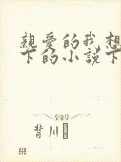 亲爱的我想你我下的小说下载
