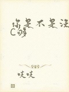 你是不是没有被C够