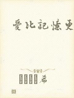 爱比记忆更长久