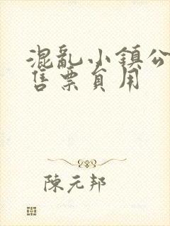 混乱小镇公交车售票员用