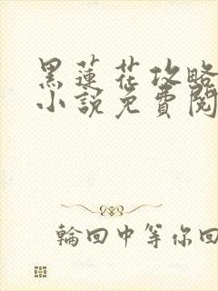 黑莲花攻略手册小说免费阅读