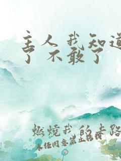 主人 我知道错了 不敢了