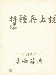 特种兵上校赖上你